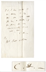 Charles Darwin Autograph Note Signed -- ...you can communicate direct with him...
